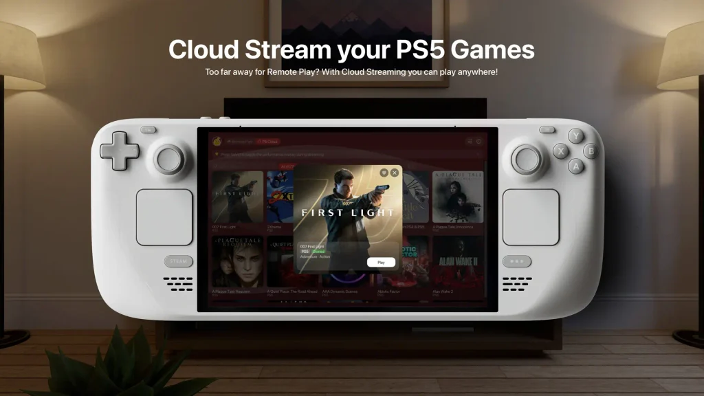 Asobi: Remote Play Lets You Stream PlayStation Games to Your Steam Deck 1 Asobi: Remote Play