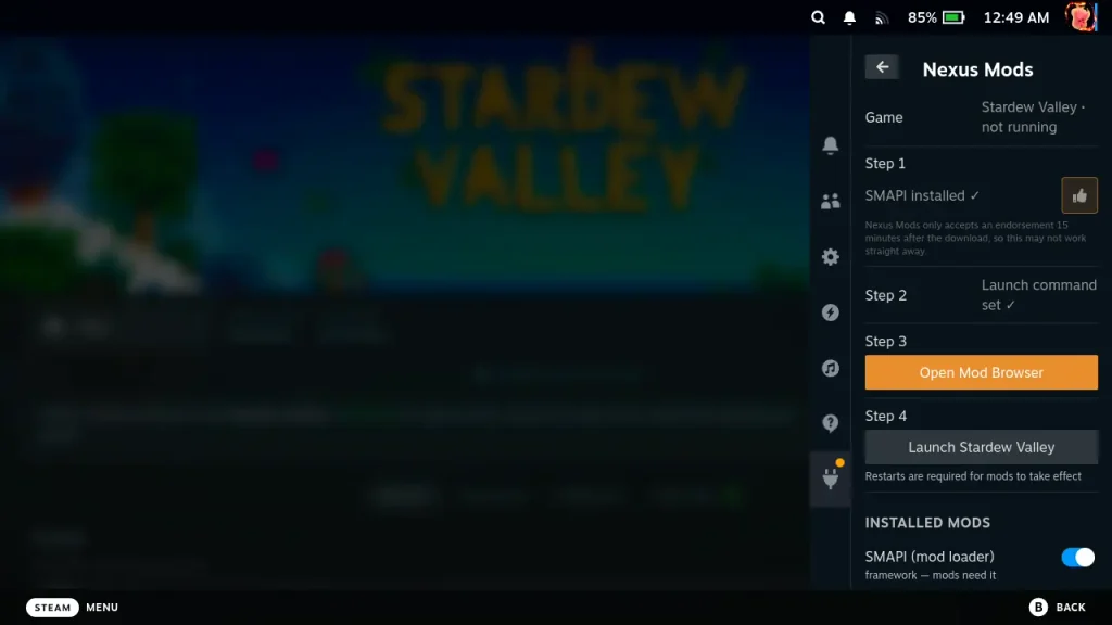 This Steam Deck Plugin Makes Installing Mods From Nexus Mods Easy And Accessible 2 DeckyNexusPlugin 1