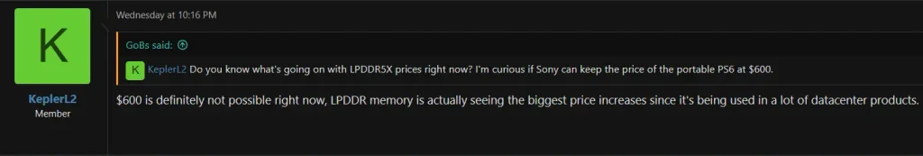 PS6 Handheld Rumor