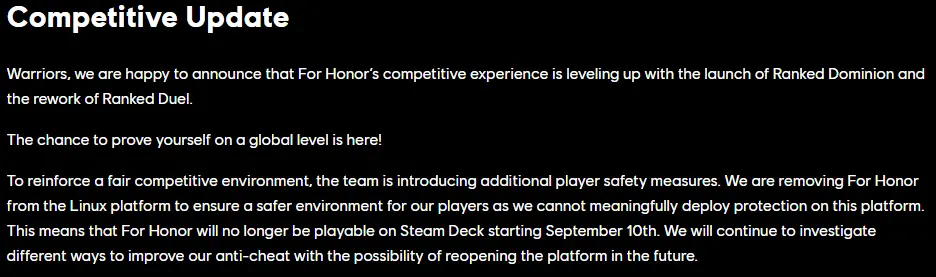 ForHonorAntiCheat