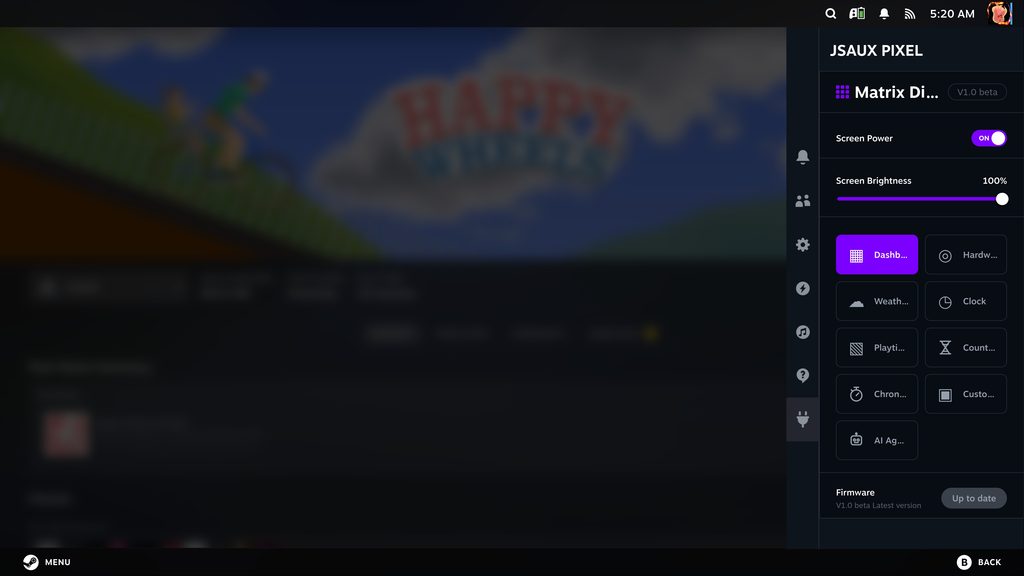 JSAUX's Steam Machine Faceplates Are Incredible And Change How The Machine Feels 7 SteamMachineDotMatrixPlugin
