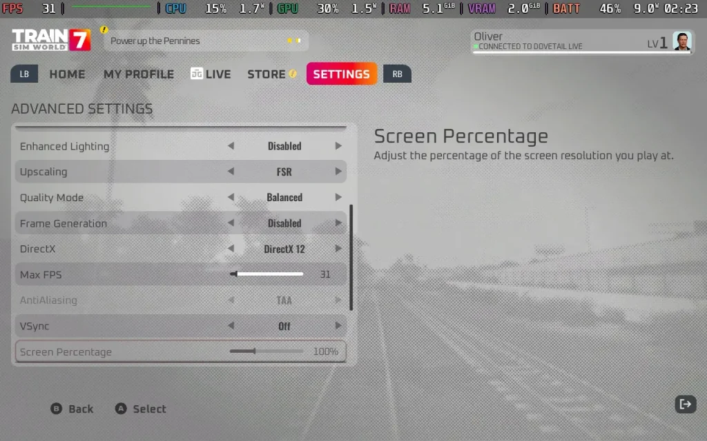 Train Sim World 7 6 TSW7Settings2